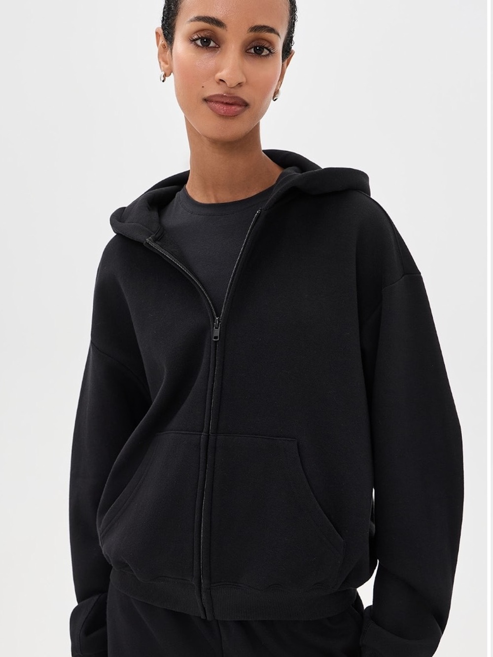 Skims Classic Zip Up Hoodie M